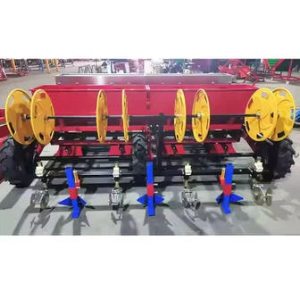 Linija za preradu češnjaka 7Rows 8Rows 10Rows Kombinacija za saditor krumpira Podesivi razmak 15 mm točnost Farma oprema Automatski traktor češnjak sejač sejač za sjemenke Farma češnjak stroj za plasiranje češnjak